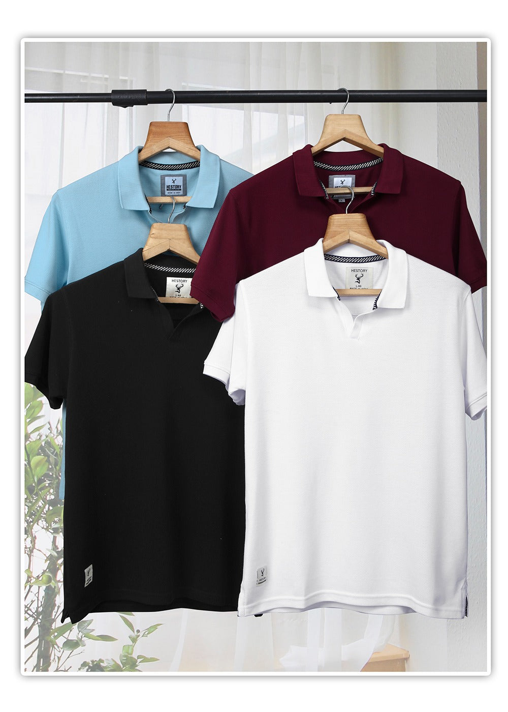 Hestory  Plain Polo 2007 White