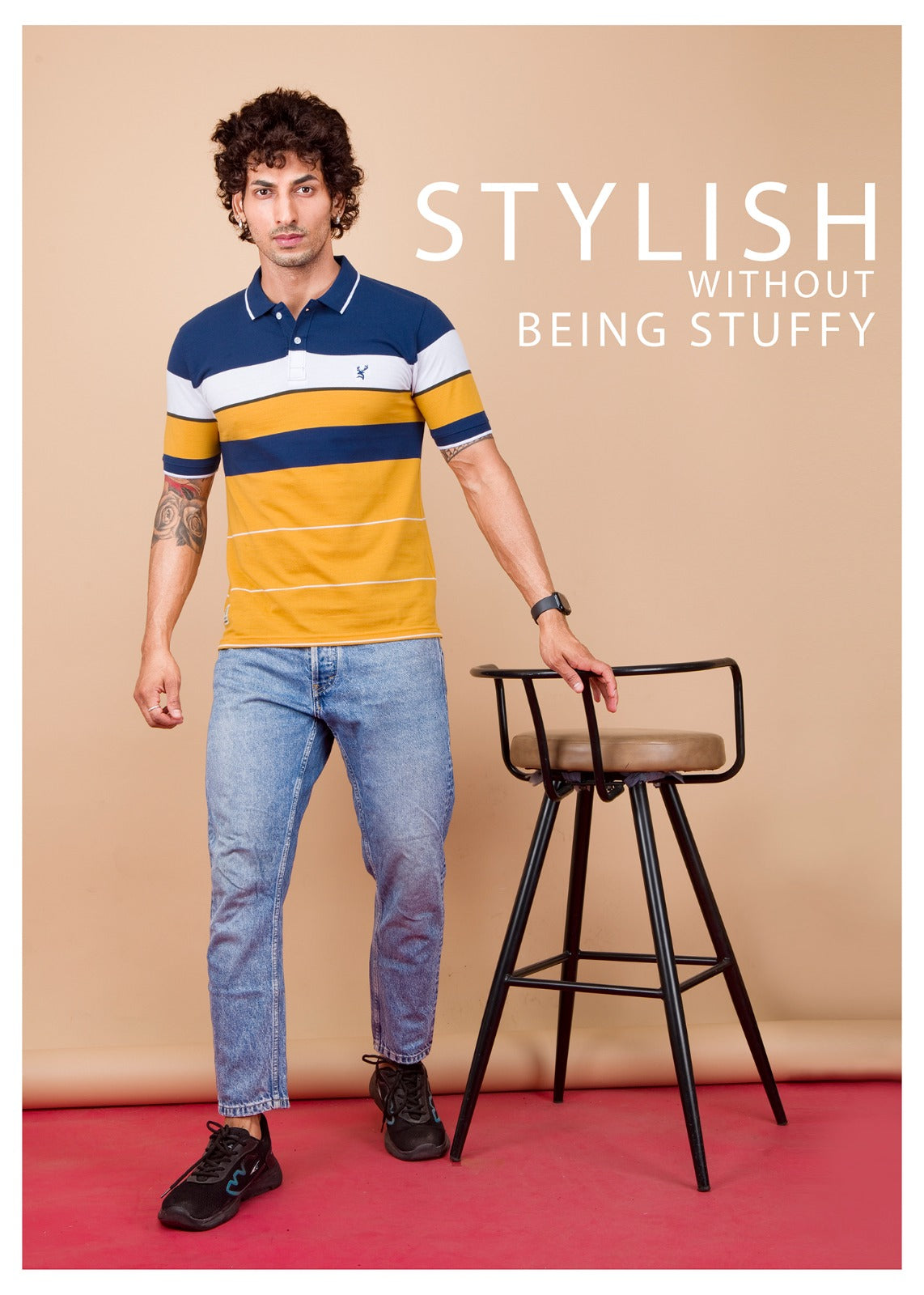 STRIPES TSHIRT FOR MEN