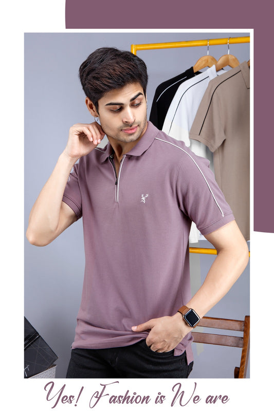 Hestory Plain Polo Lavender