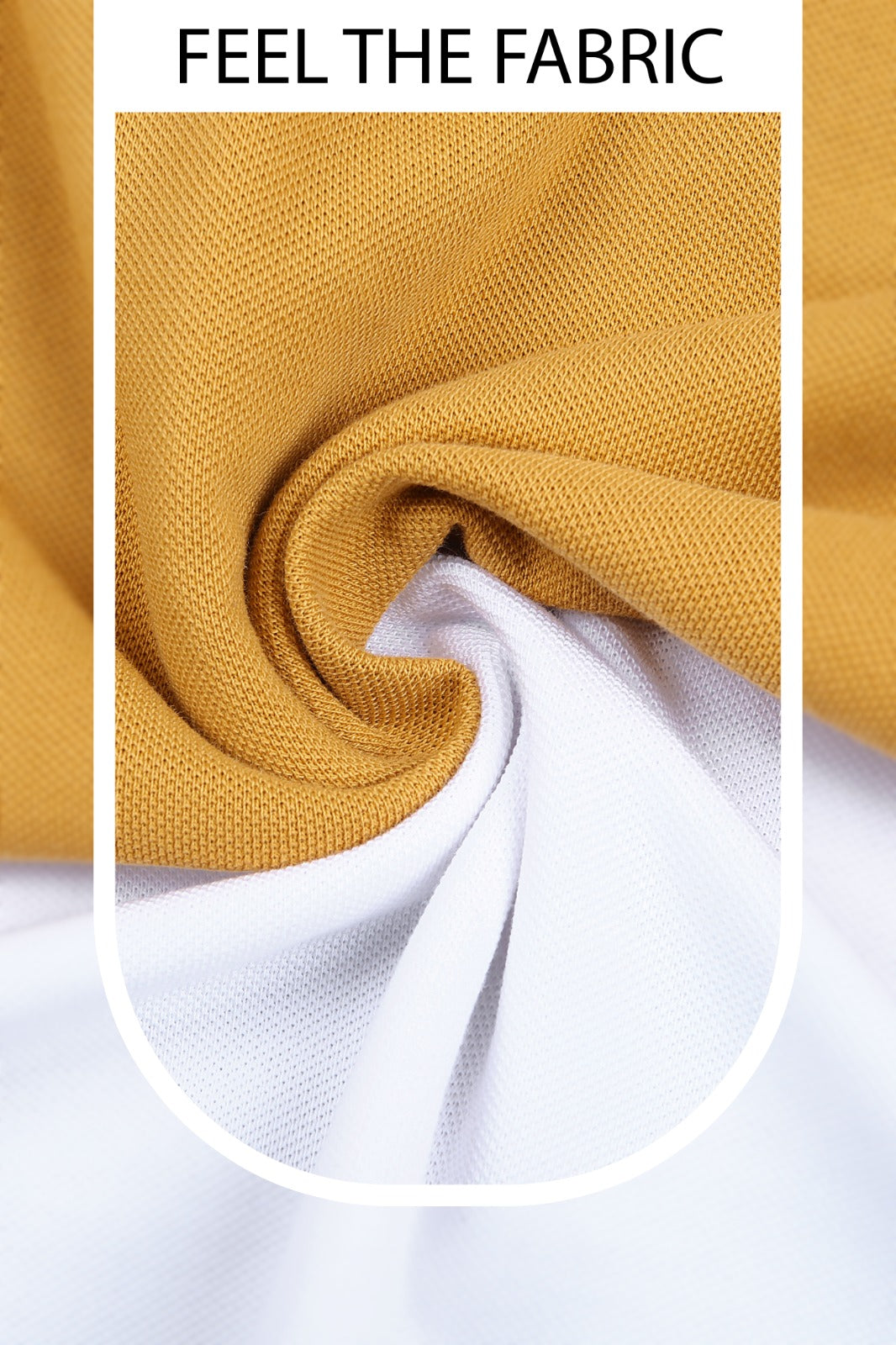 Hestory Plain Polo Yellow