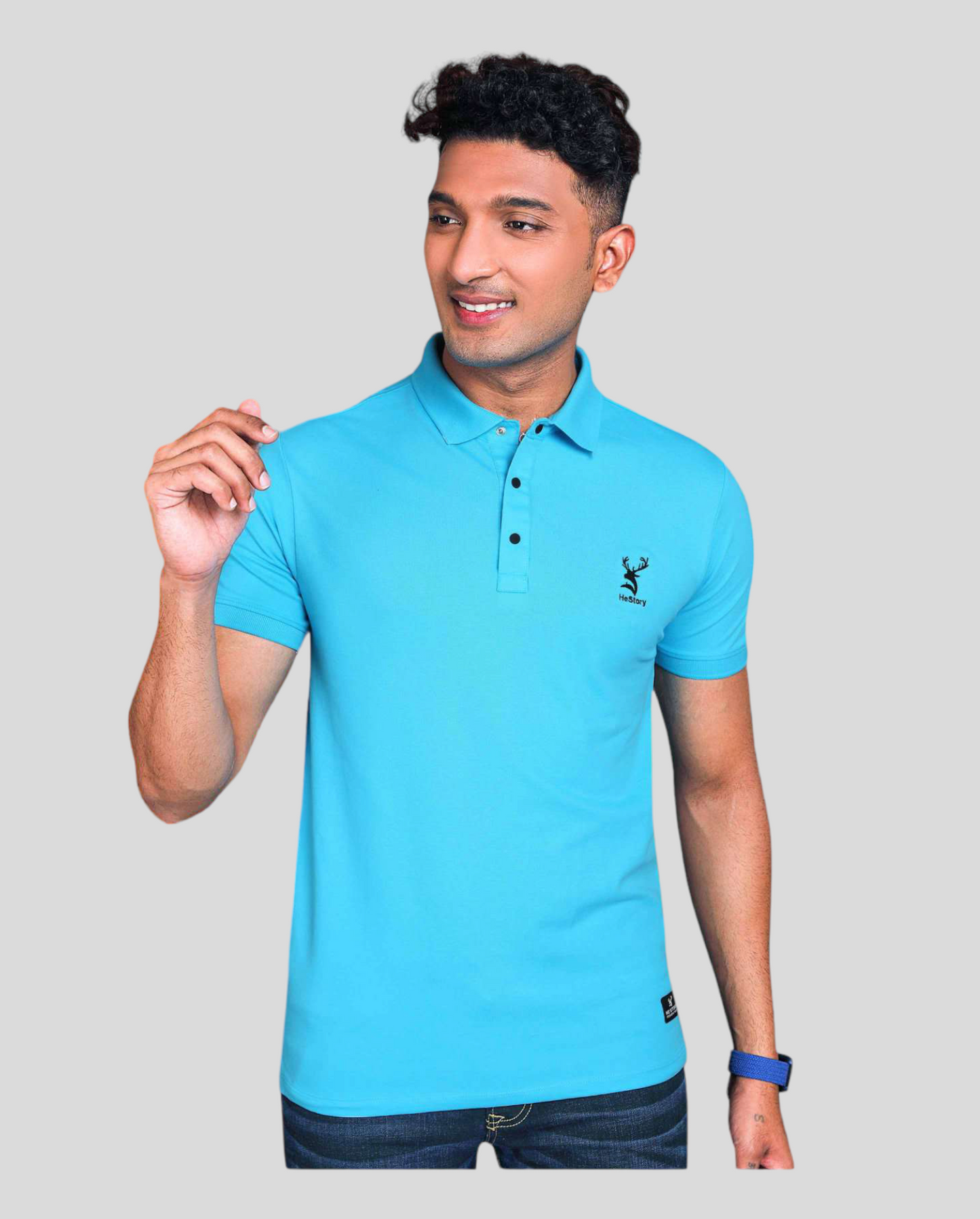 Turquoise blue shop polo t shirt