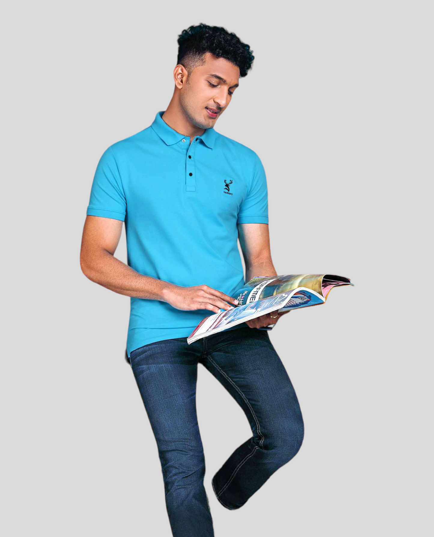 Hestory Solid Polo Turquoise Blue

T-Shirt