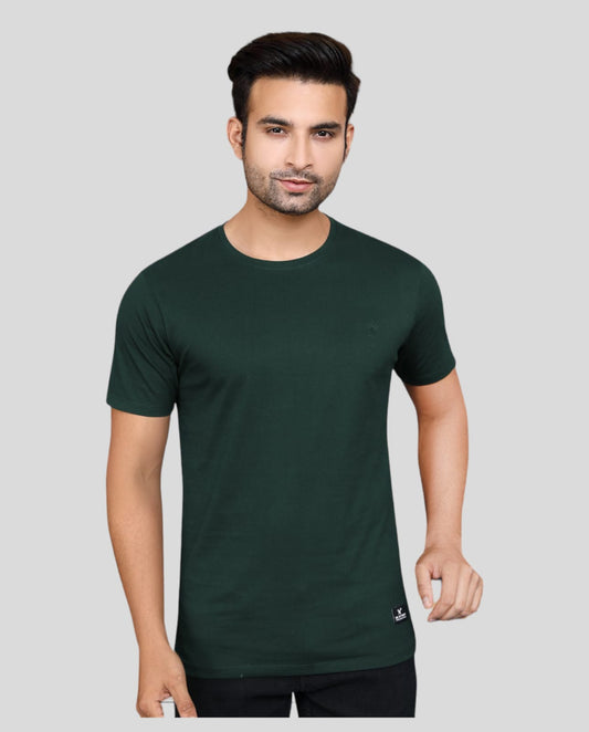 olive green tshirt;