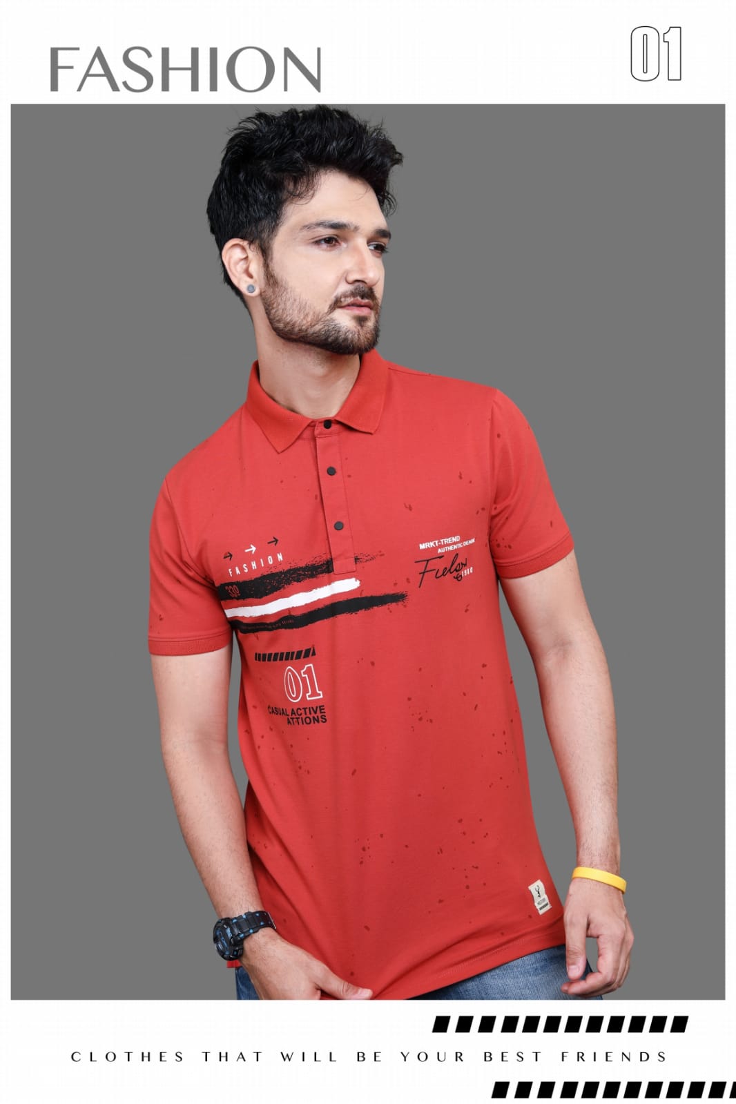 Fashion Series Premium Polo T-Shirt